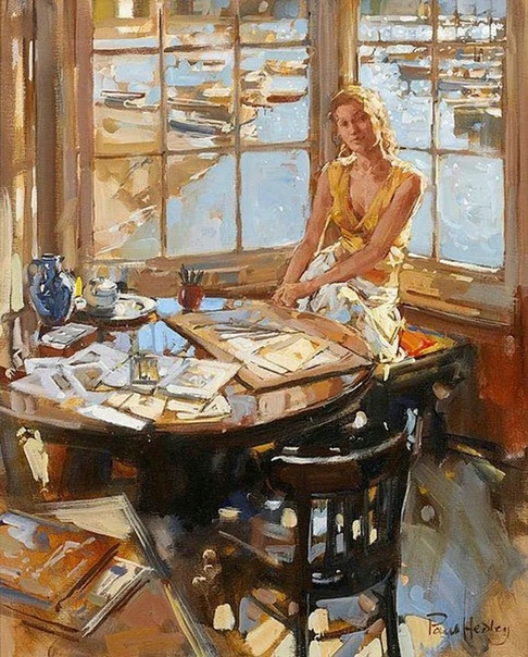 Талантливый британский художник Пол Хедли (Paul Hedley увидел и постарался передать эти яркие чувственные женские образы. Смелыми мазками он создал образы, которые полностью раскрывают душу
